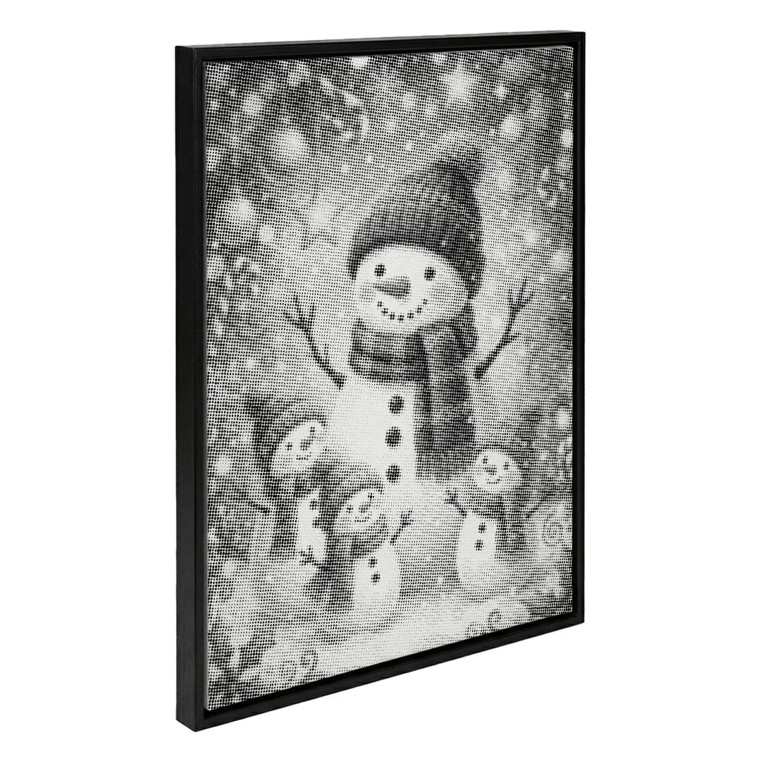 Schneefreunde Punktmalerei