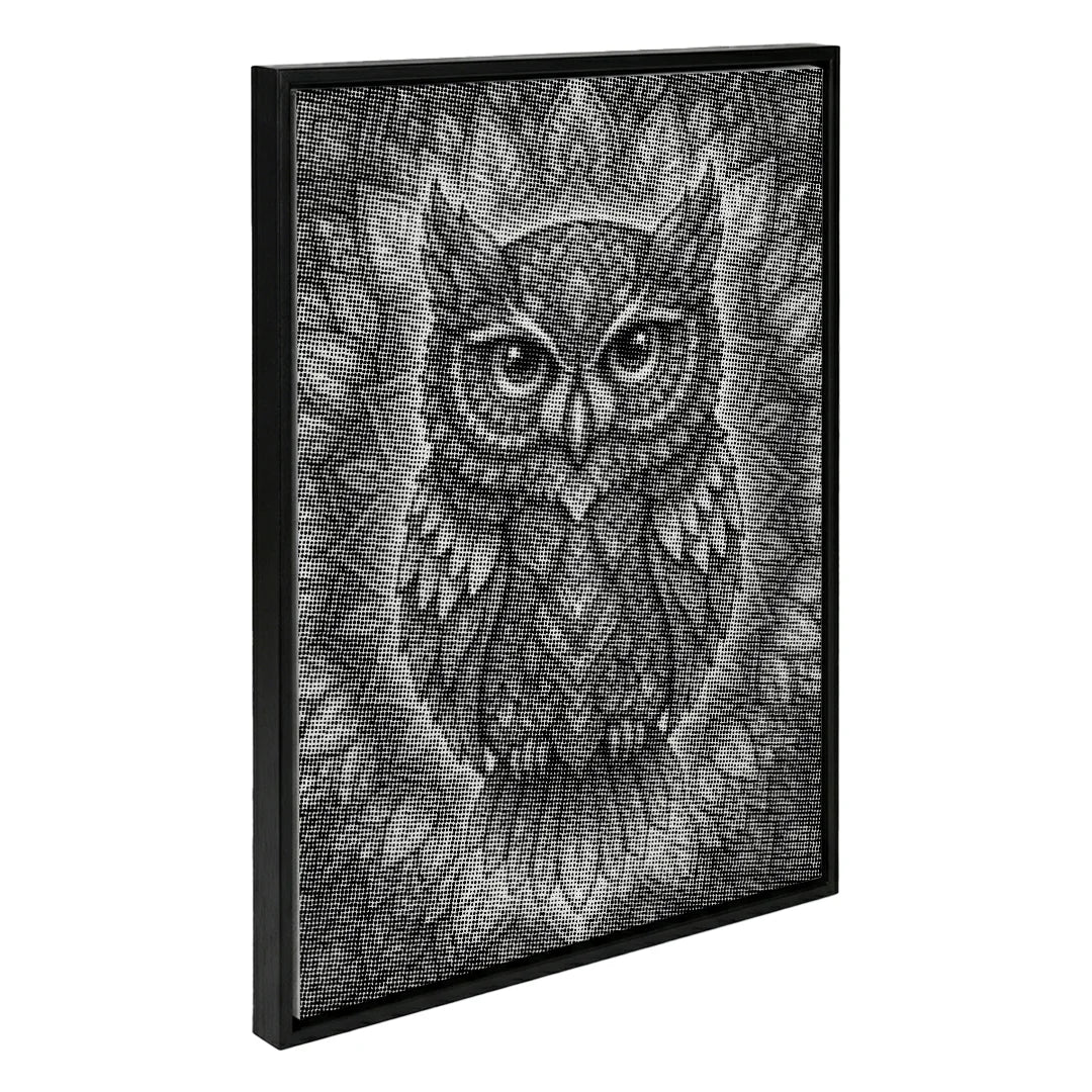 Uil Mandala 2 Dot schilderij