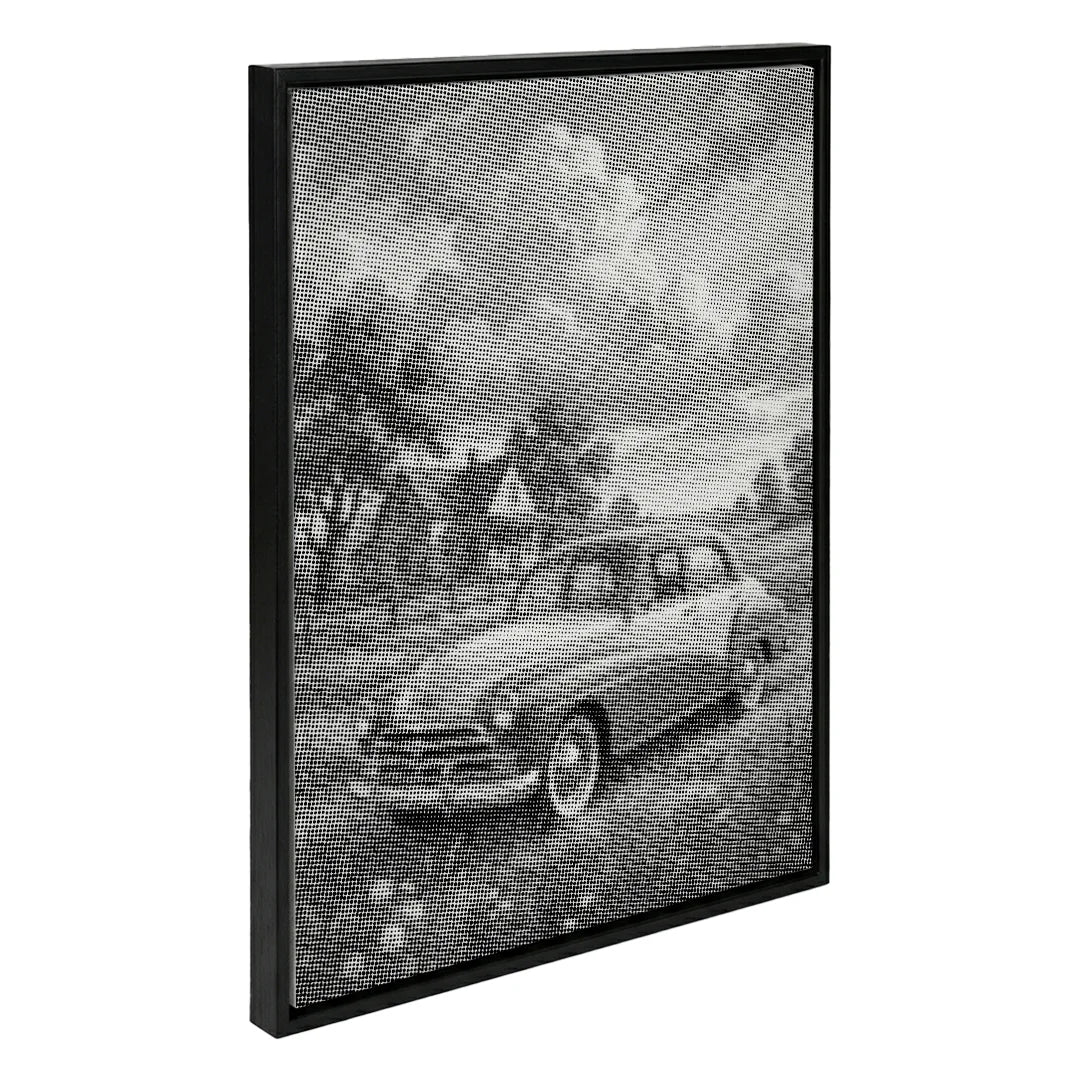 Oude auto op de boerderij Dot Painting