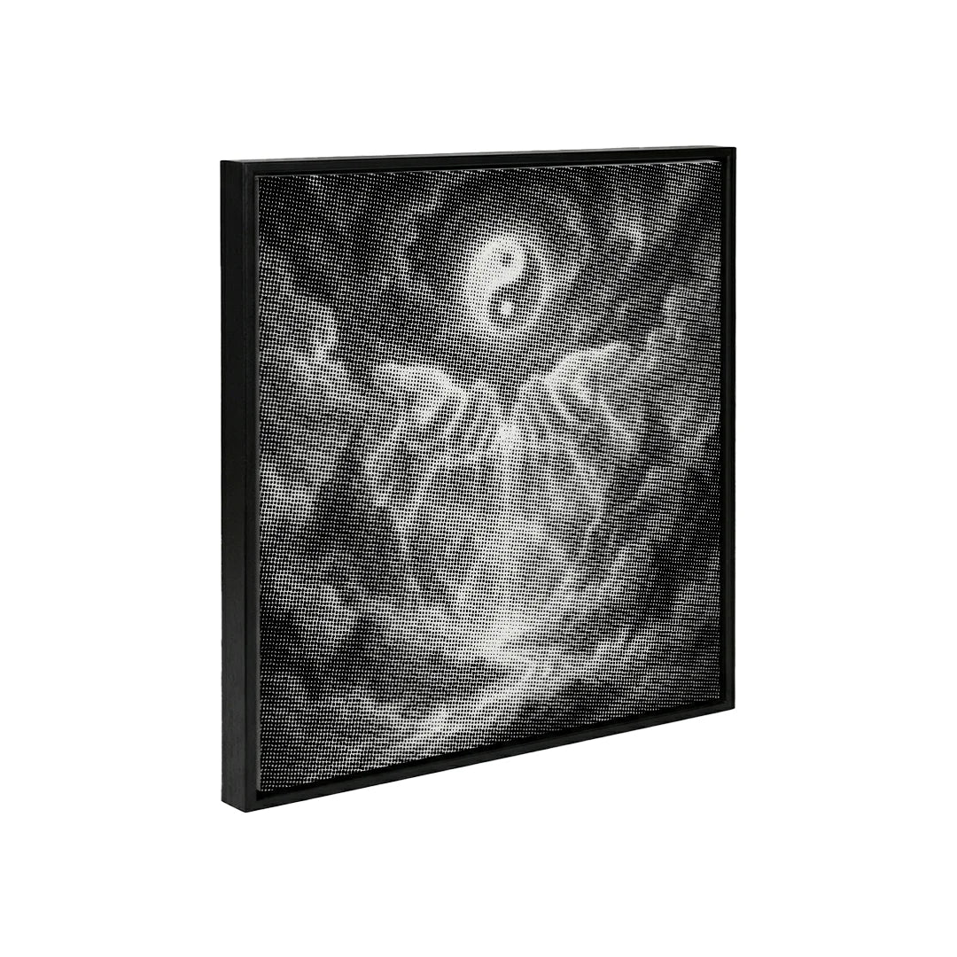 Ying-Yang-Wasserfall-Punktmalerei