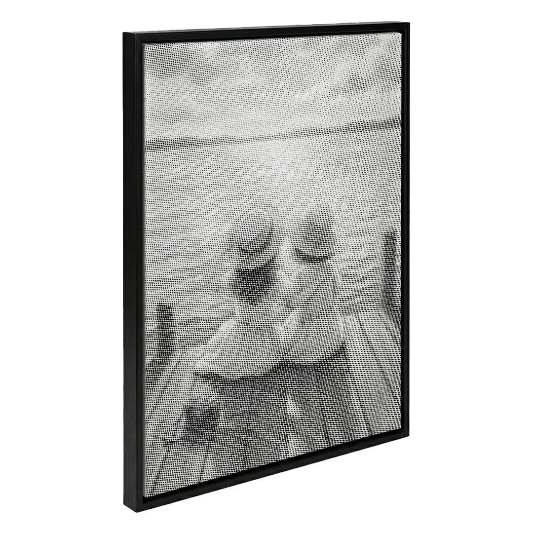 Mädchen am Lake Dot Painting