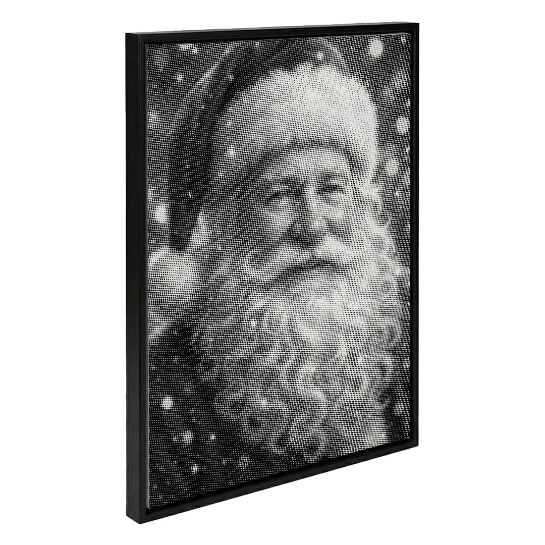 Kerstman 2-punts schilderij