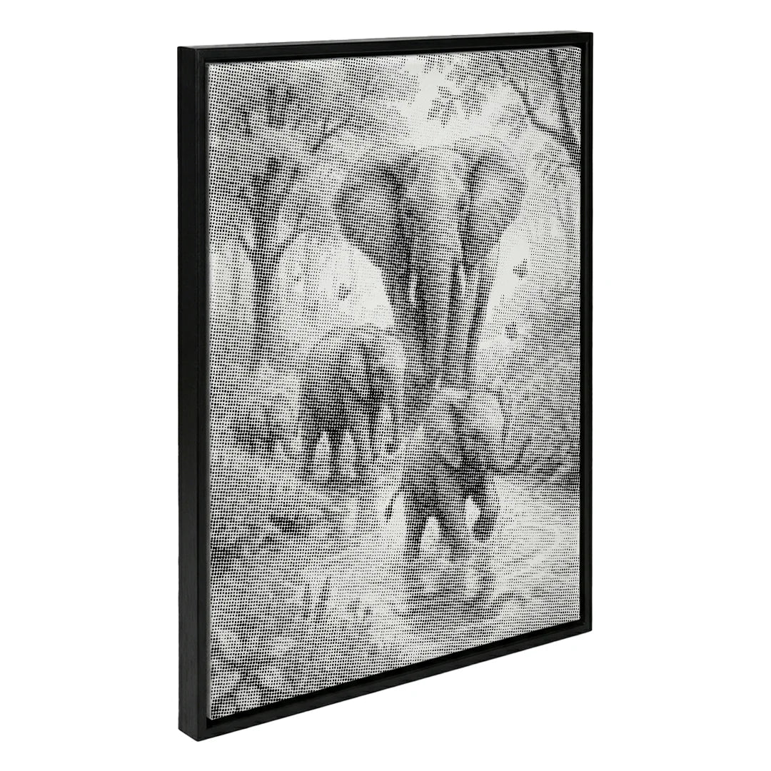 Punktmalerei der Elefantenfamilie