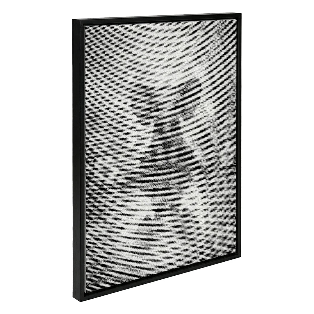 Punktmalerei mit Elefantenreflexion