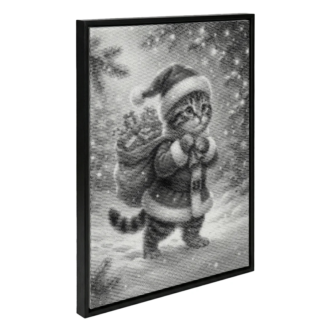 Kerst kat Dot schilderij