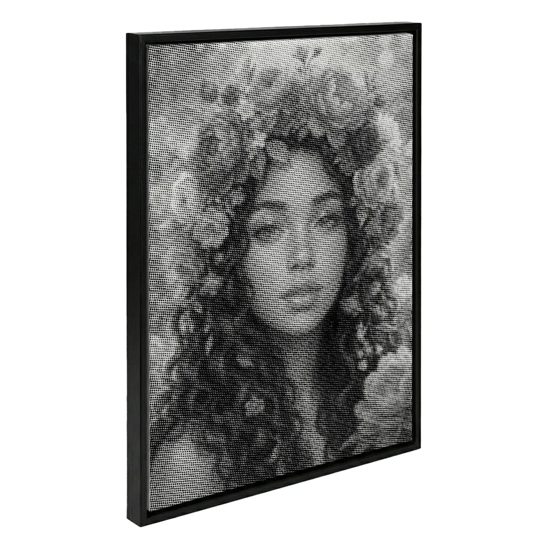 Frauen mit Blumen Punktmalerei