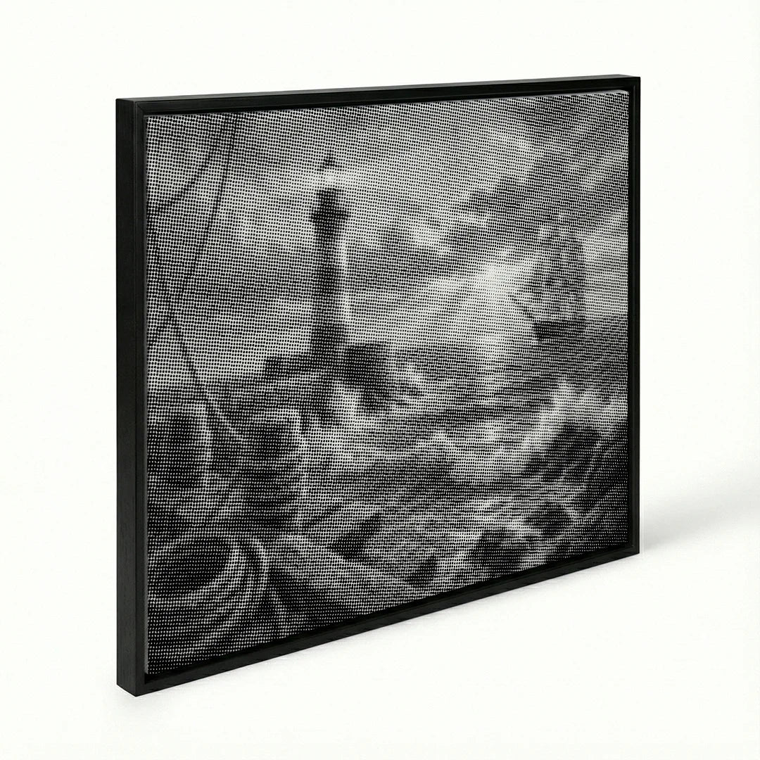 Schiff am Leuchtturm Dot Painting