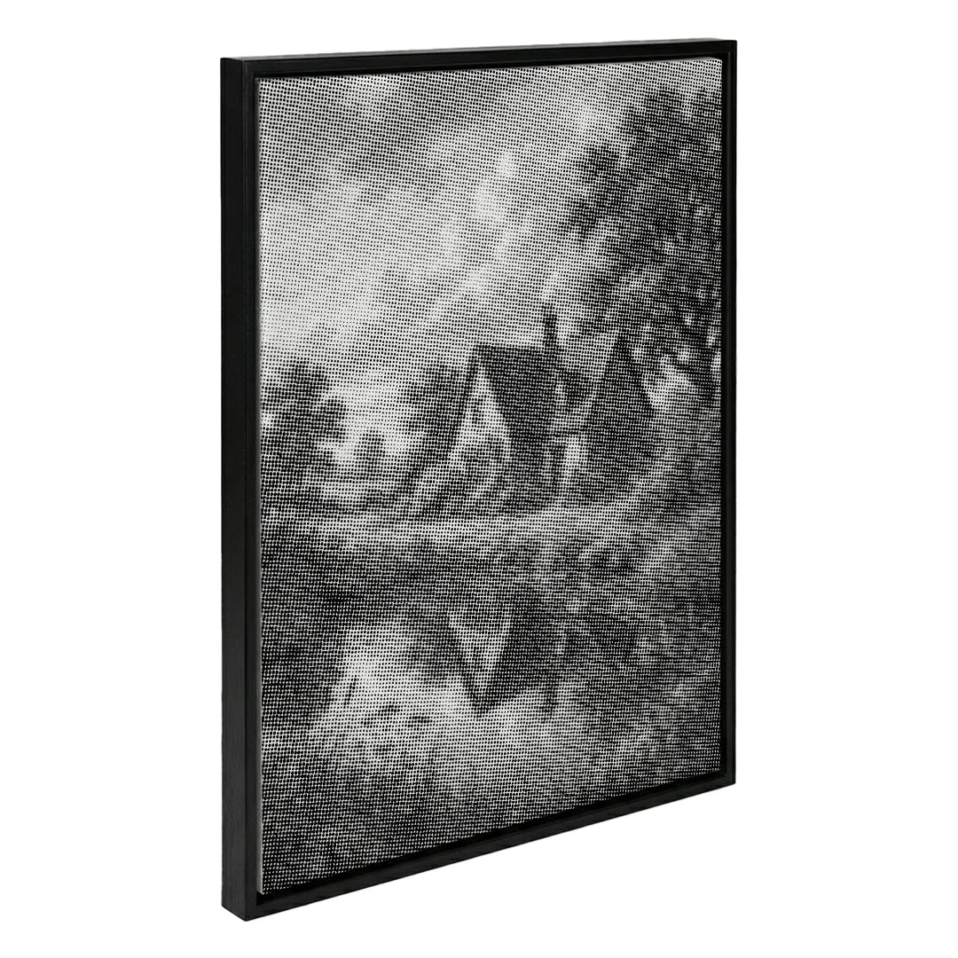 Haus auf der Heide-Punktmalerei