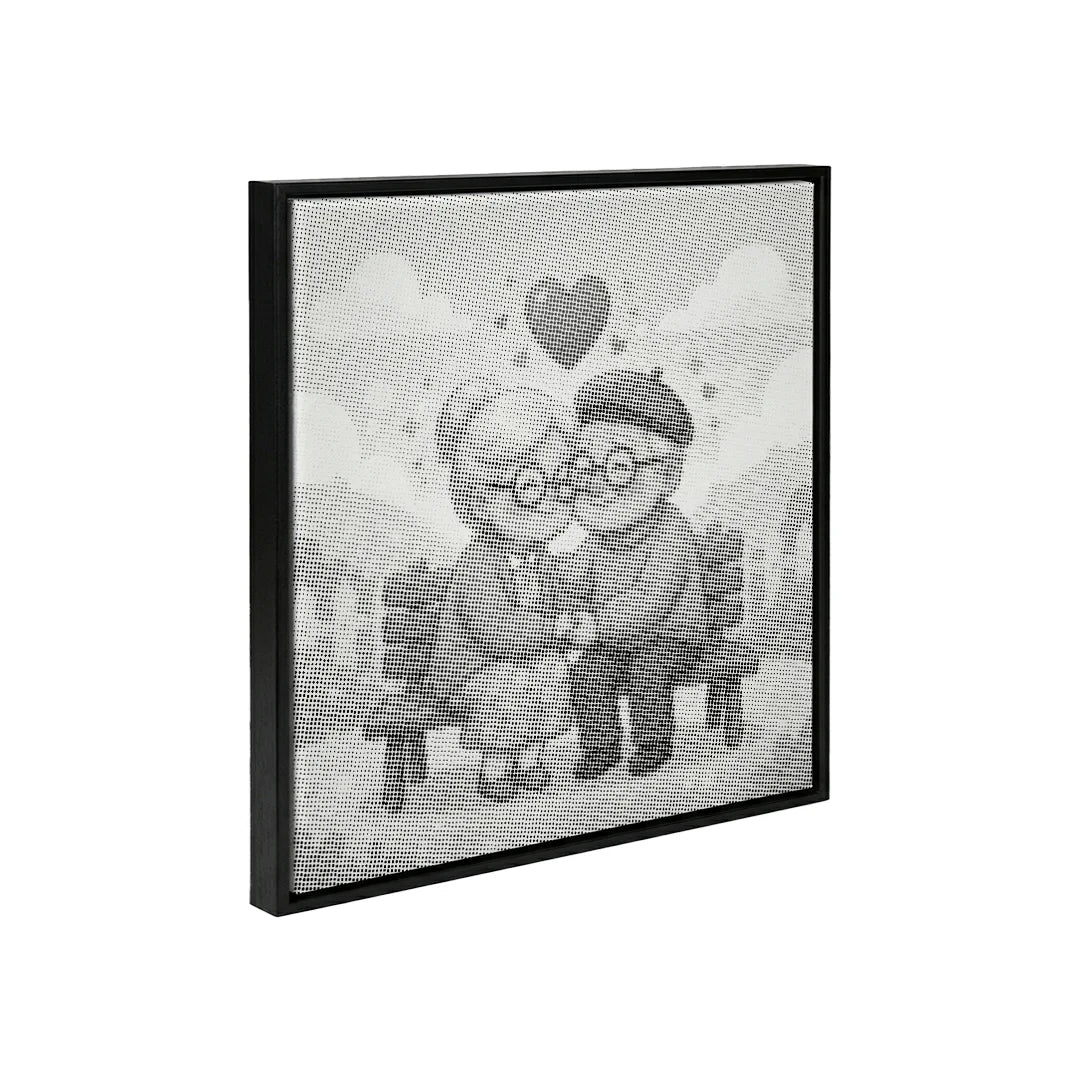 Altes Paar Punktmalerei