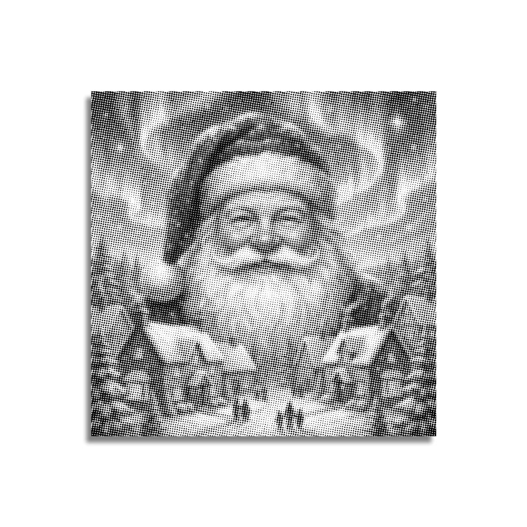 Weihnachtsdorf-Punktmalerei