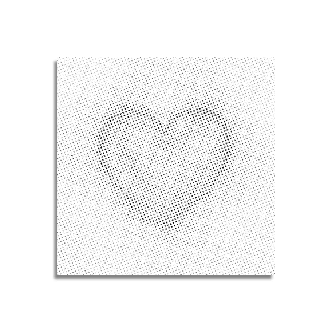 Hart van punten Dot Painting