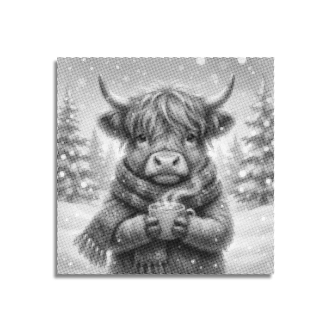 Schotse Highlander Dot schilderij