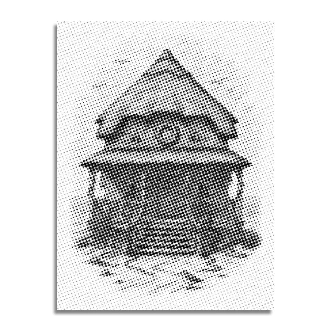 Strandhuisje Dot schilderij
