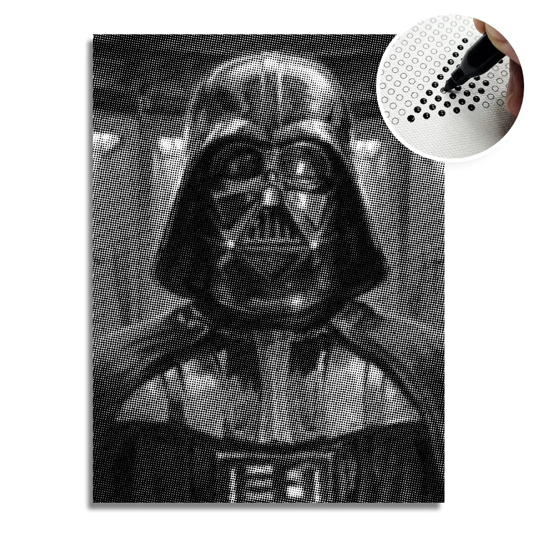 Darth Vader Dot-painting