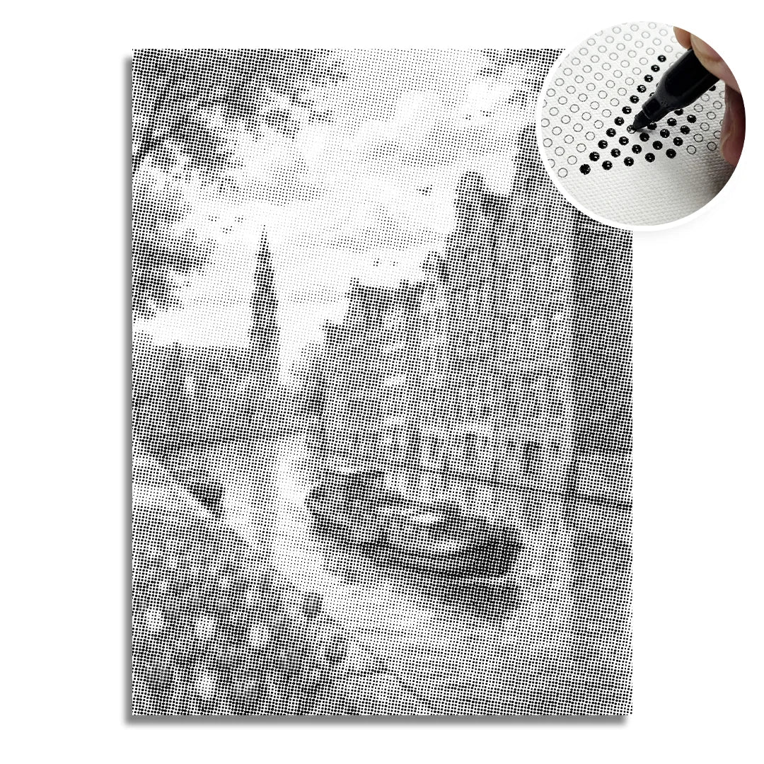 Amsterdam Canal Dot schilderij