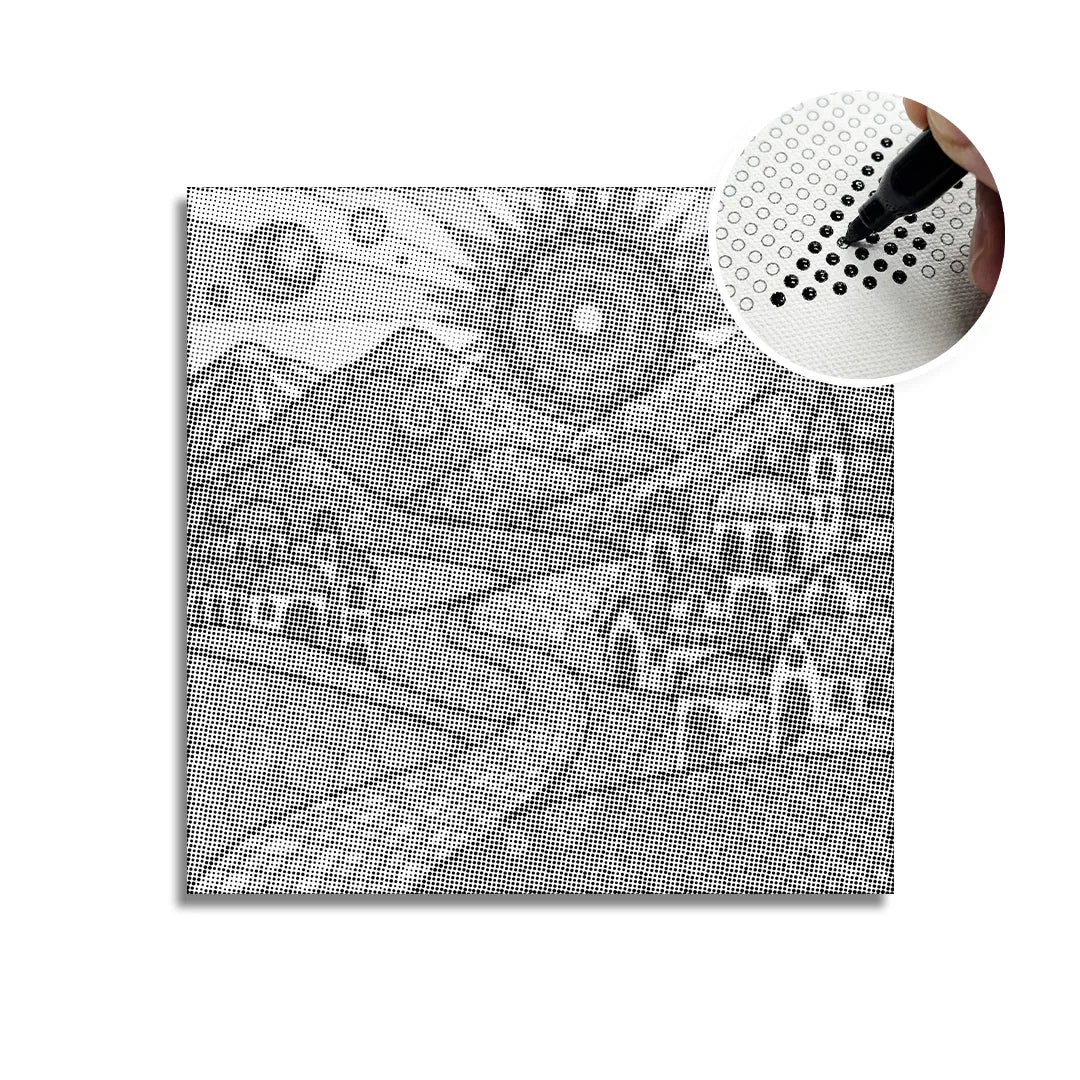 Schattig stadsschilderij