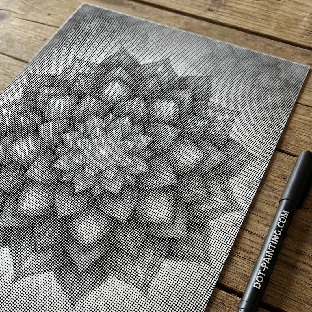 Mandala-Punktmalerei