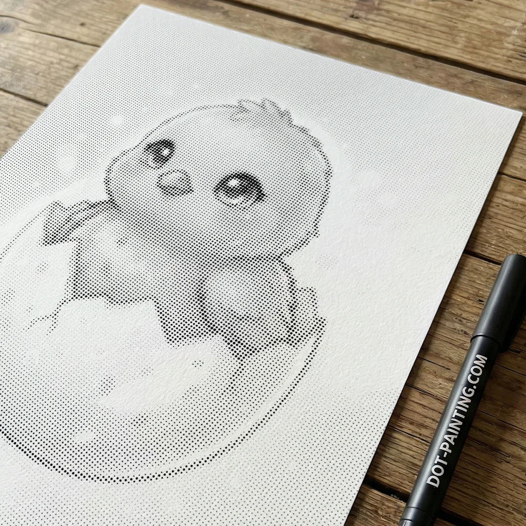 Eendje Dot schilderij