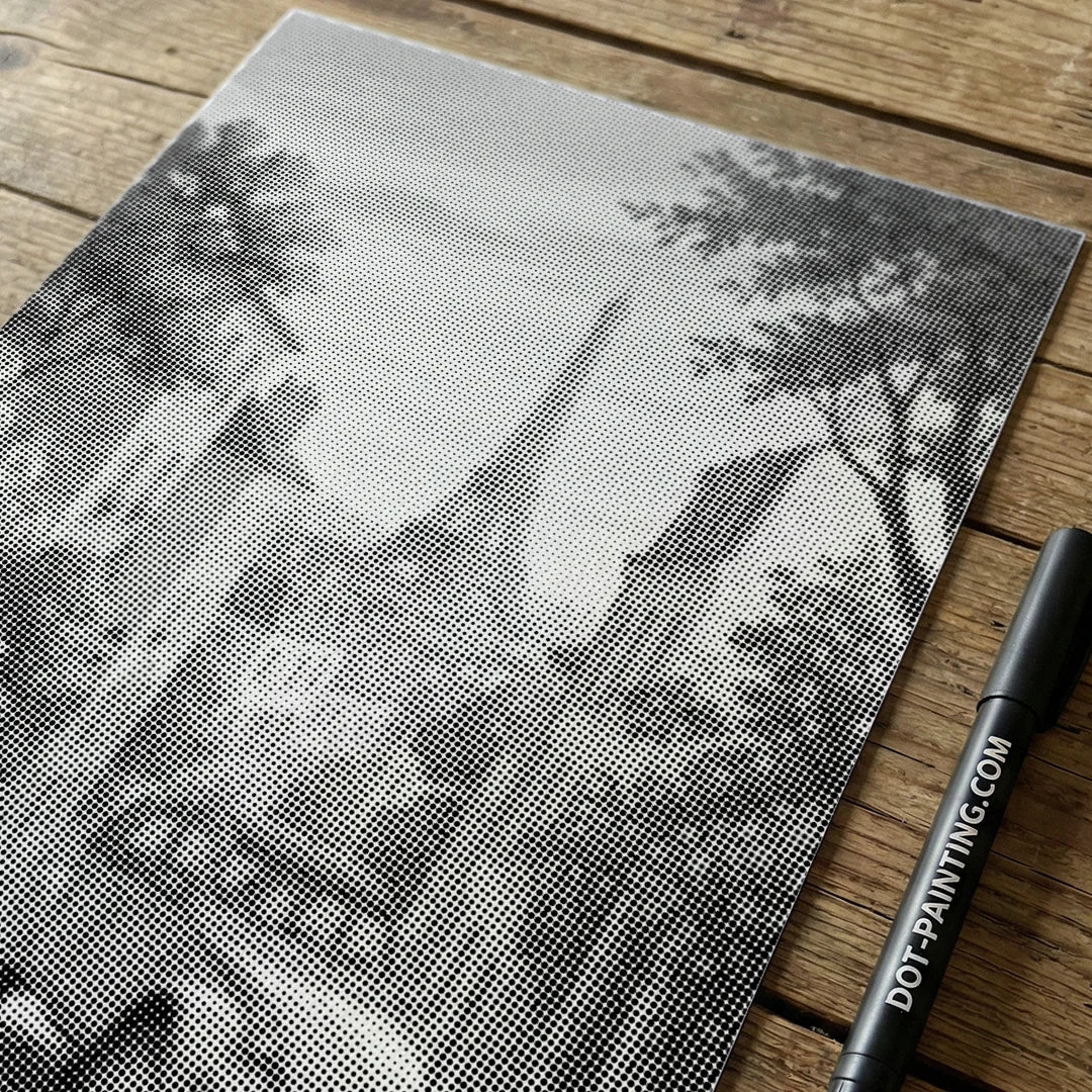 Alter Käfer in Paris Dot Painting