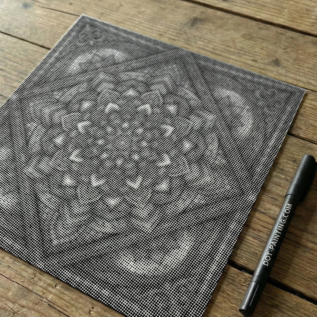 Mandala 6-Punkt-Malerei