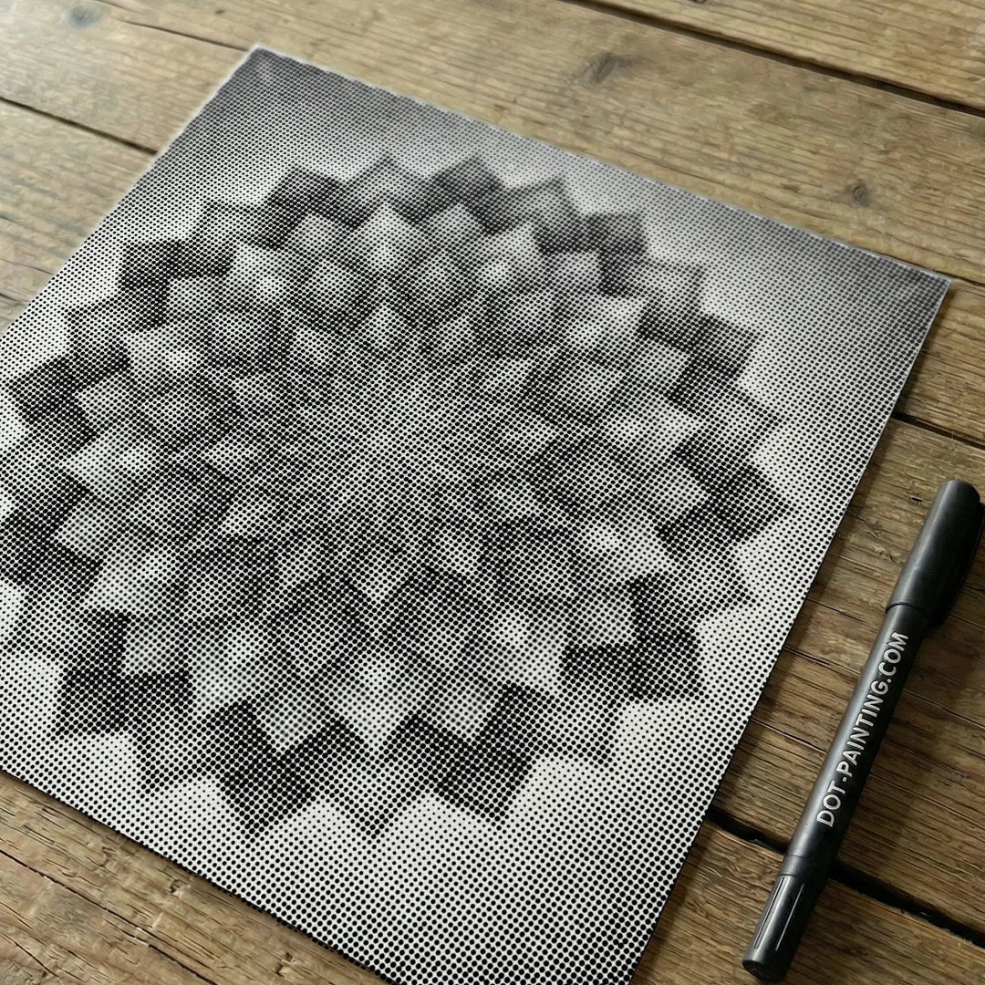 Mandala 6-Punkt-Malerei