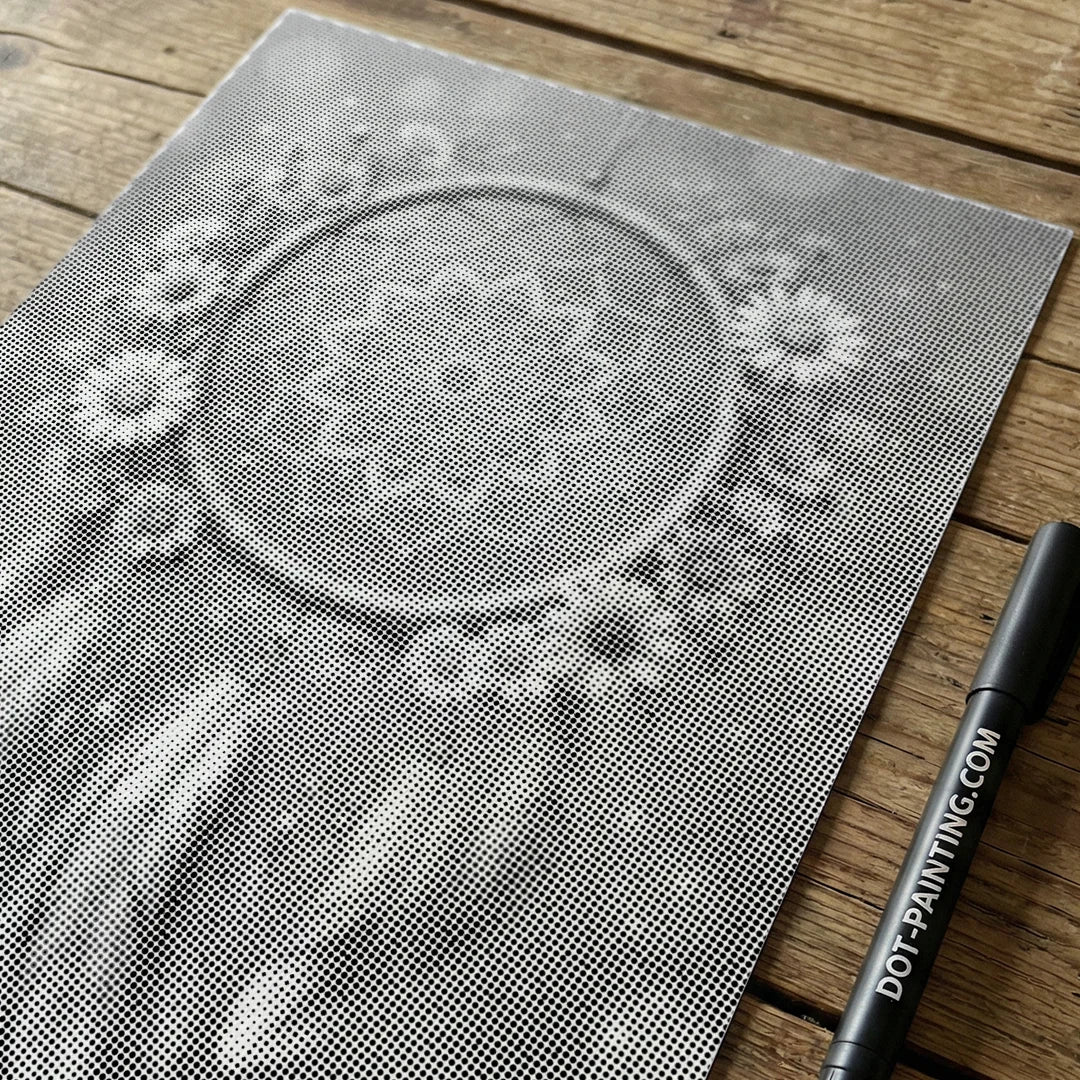 Traumfänger-Punktmalerei