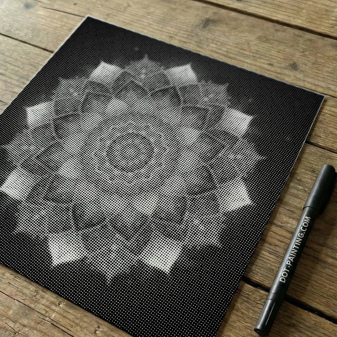 Mandala 14-Punkt-Malerei