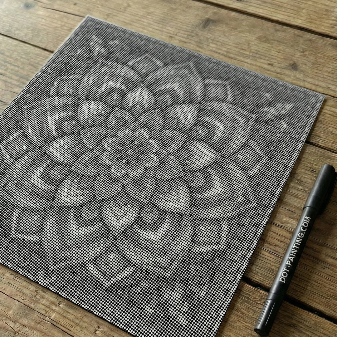 Mandala 9-Punkt-Malerei