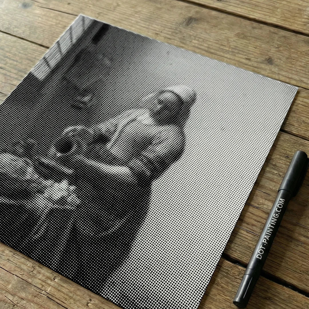 Melkmeisje Dot schilderij