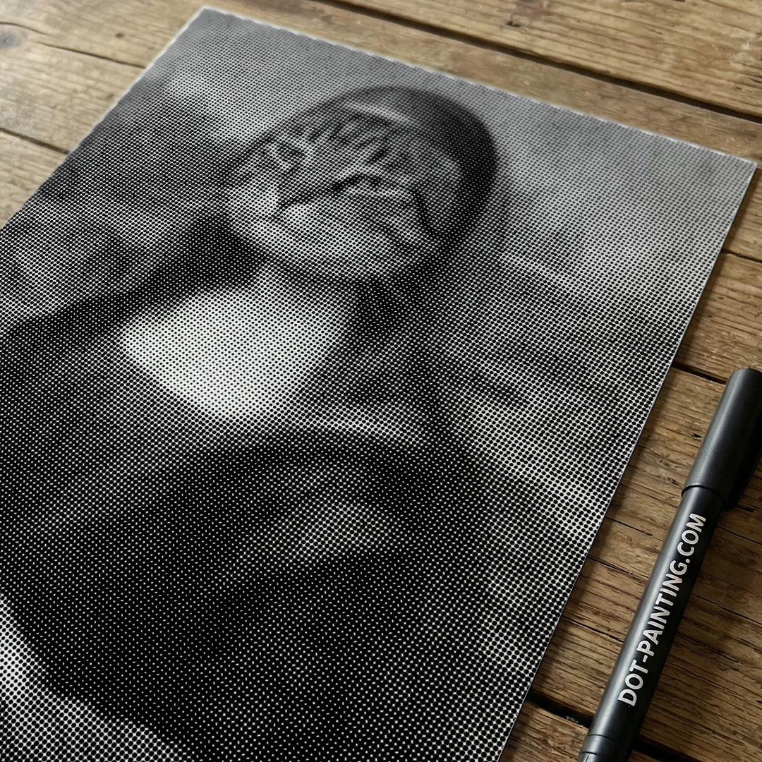 Mona Lisa kat Dot schilderij