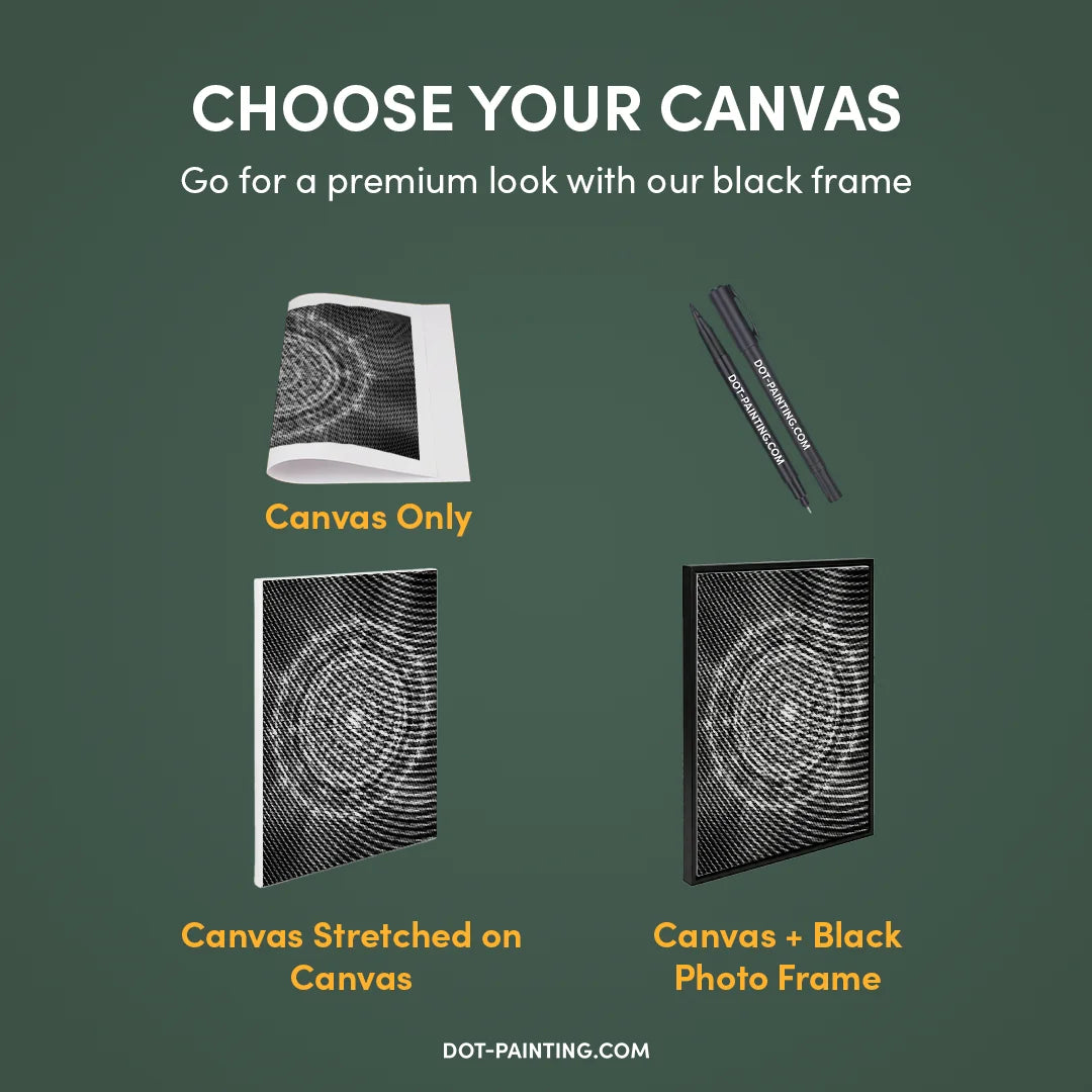 Mandala 15-punts schilderij