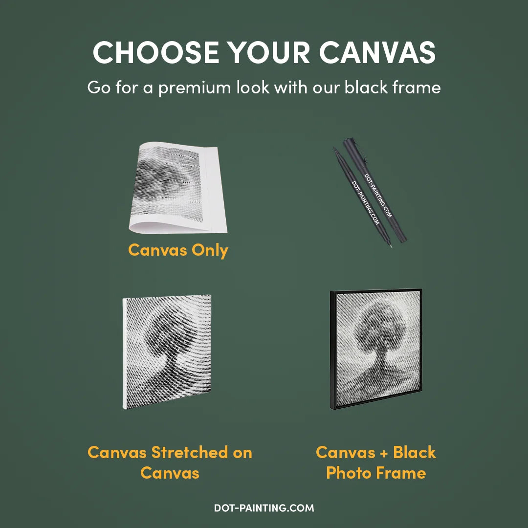 Levensboom Dot schilderij