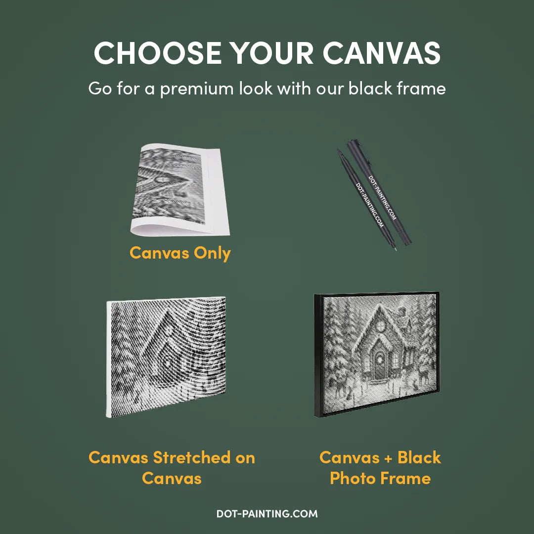 Candy House Dot schilderij