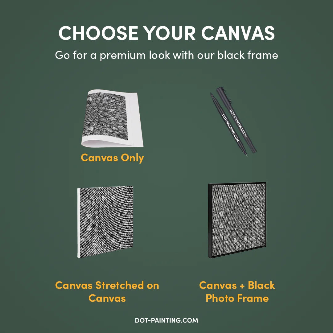 Mandala 8-Punkt-Malerei