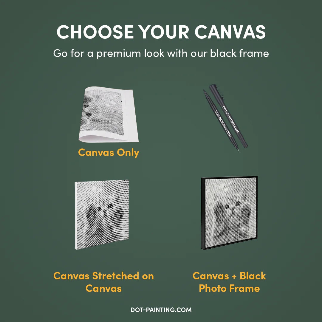 Niedliche Katzenpunktmalerei