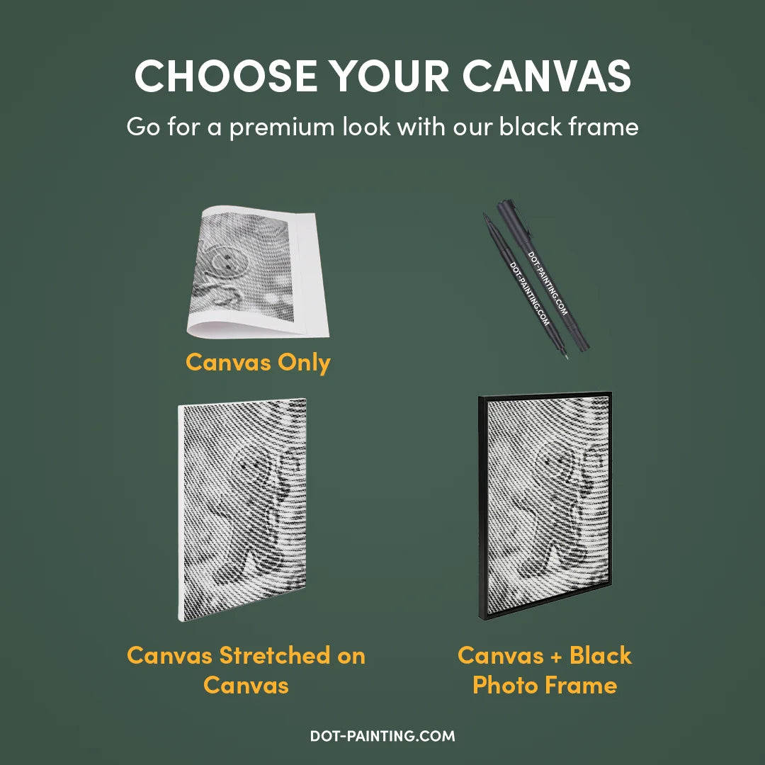 Lebkuchen-Punktmalerei