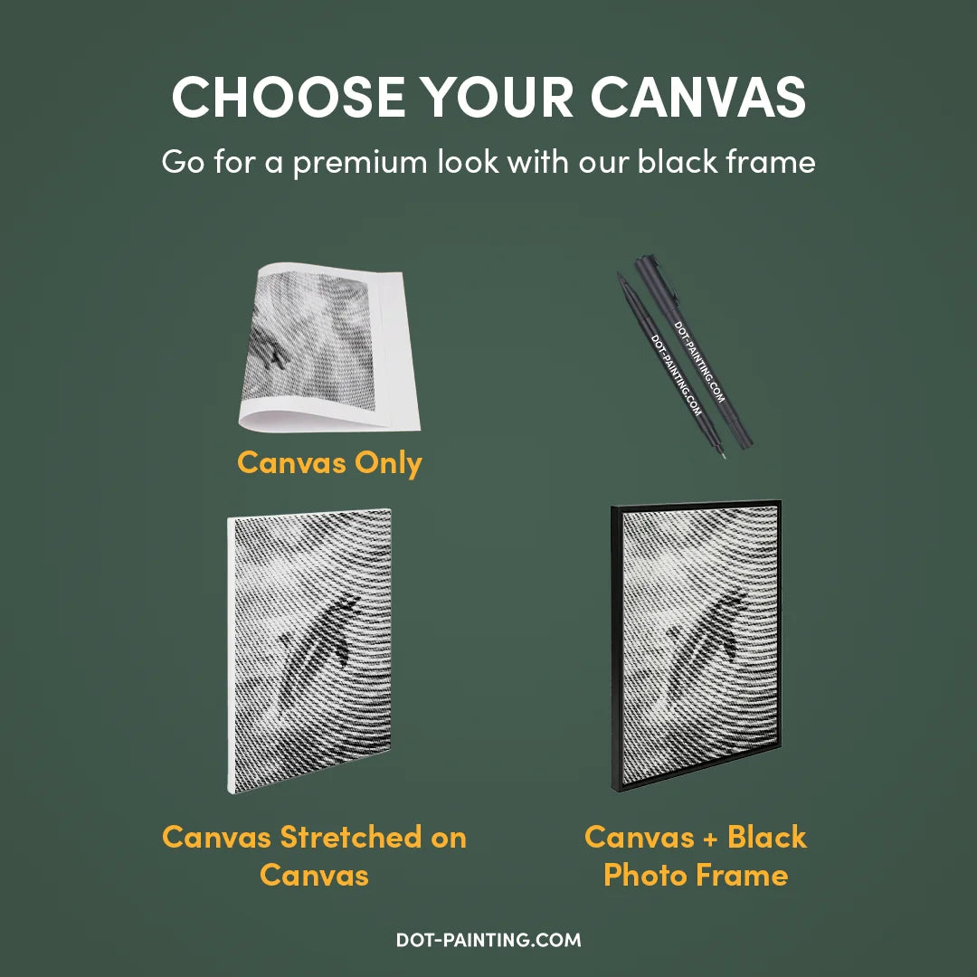 Springende Delphin-Punktmalerei