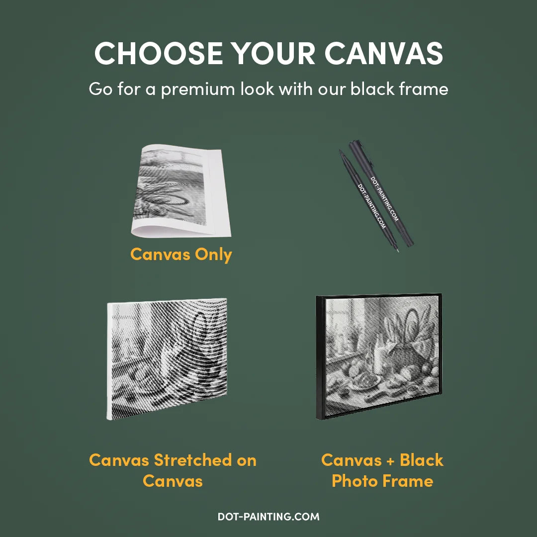 Brotkorb-Punktmalerei