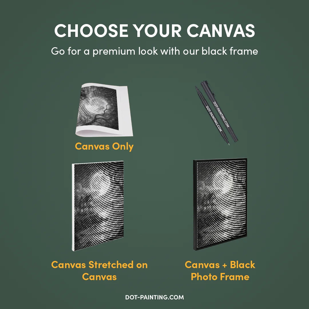 Blick auf die Punktmalerei des Leuchtturms