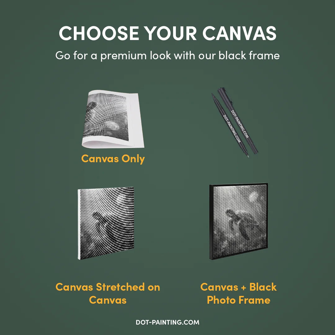 Mariene leven Dot schilderij