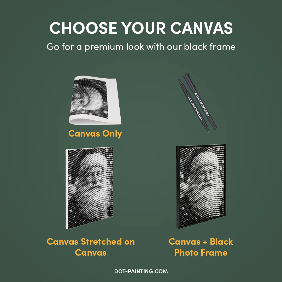 Kerstman 2-punts schilderij