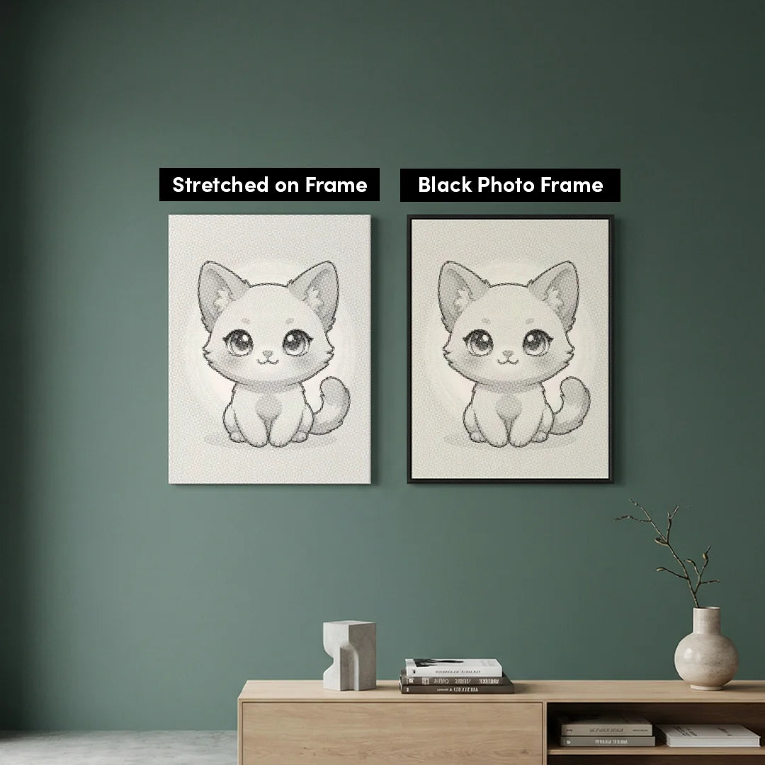 Kätzchen-Punktmalerei