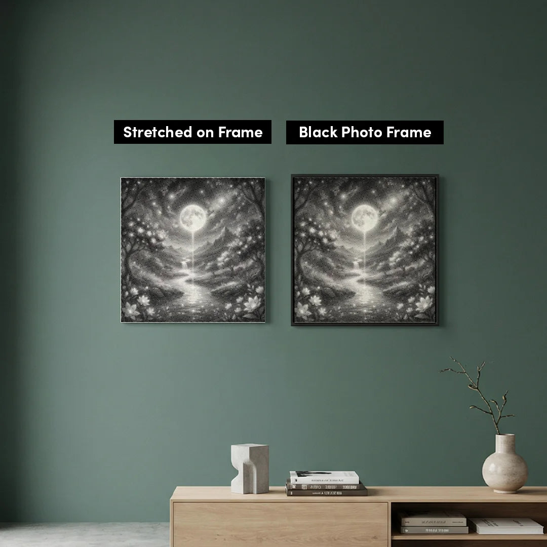 Traumlandschaft-Punktmalerei