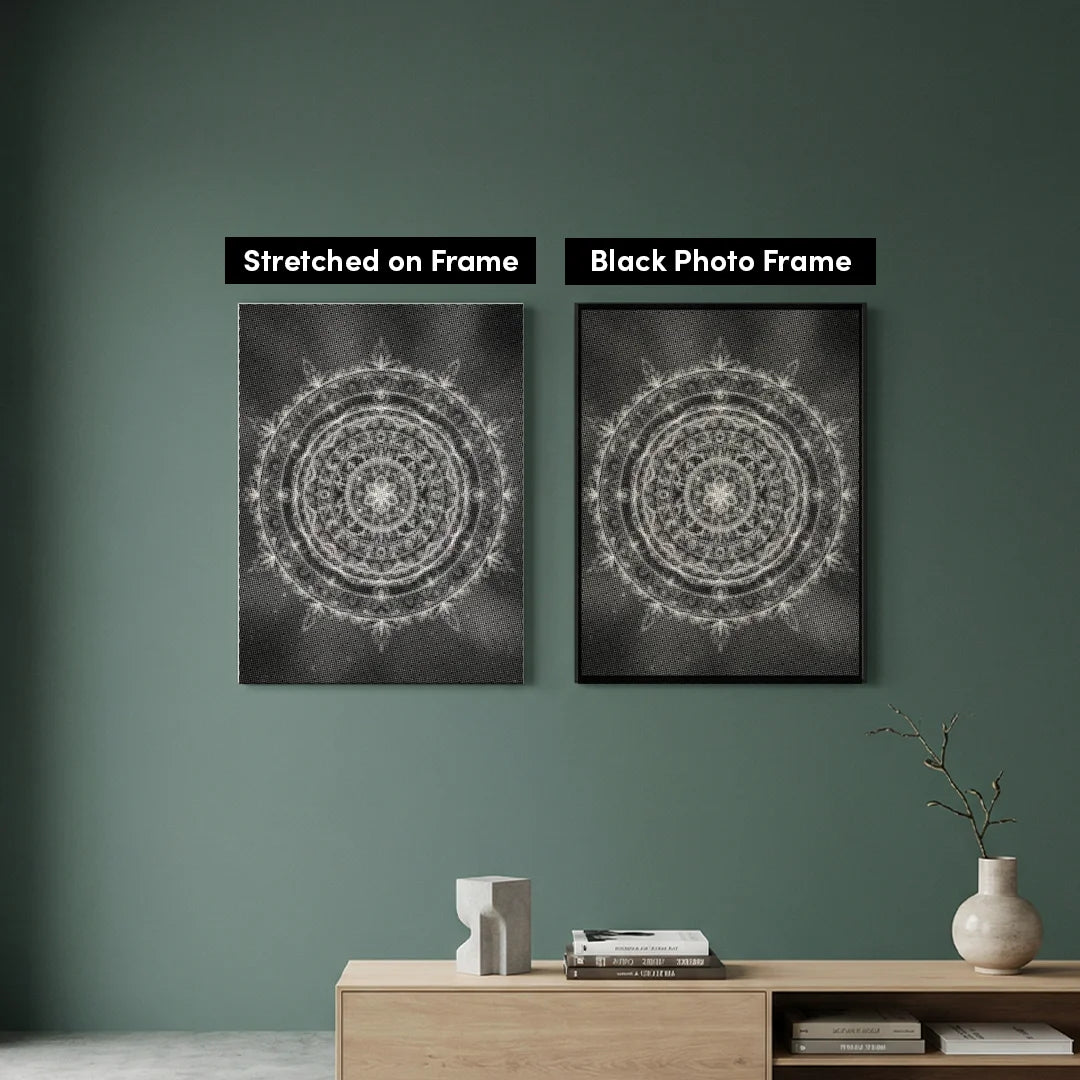 Mandala 15-punts schilderij