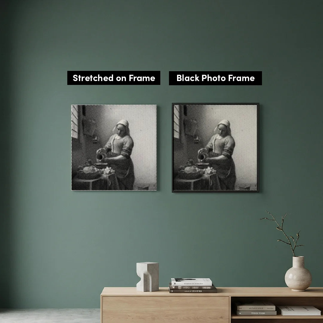 Melkmeisje Dot schilderij