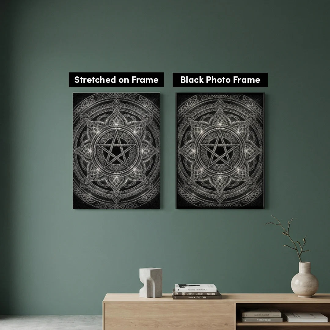 Mandala-Stern-Punkt-Malerei