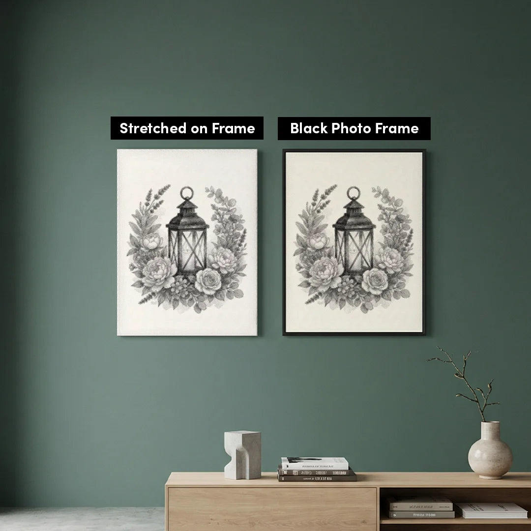 Laternen-Punktmalerei