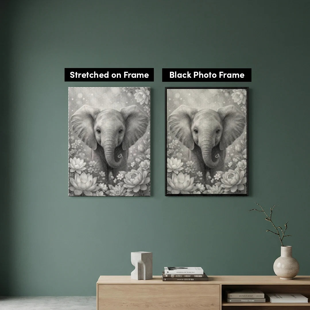 Elefanten-Punktmalerei