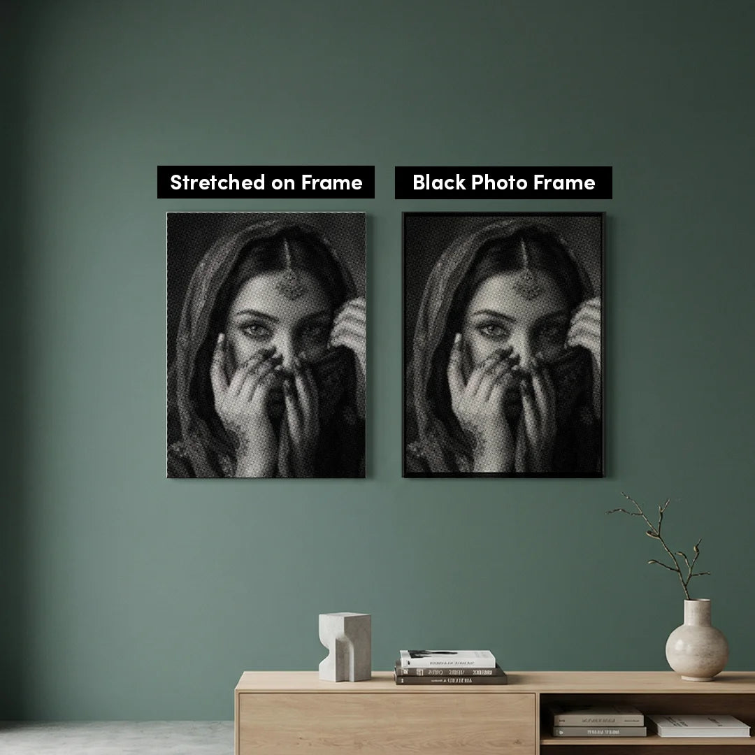 Wunderschöne indische Punktmalerei