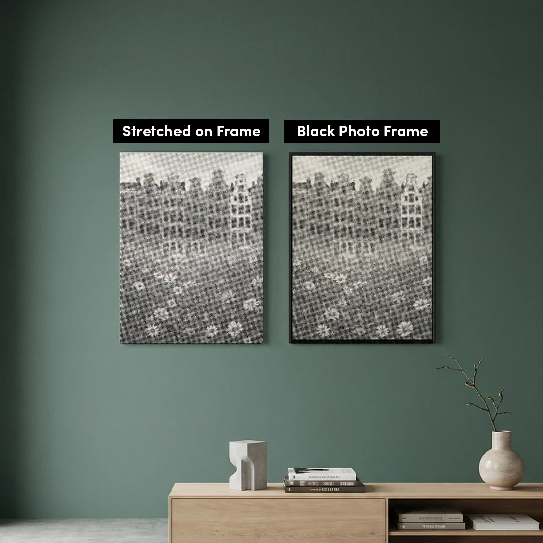 Bloemenmarkt Amsterdam Dot Painting